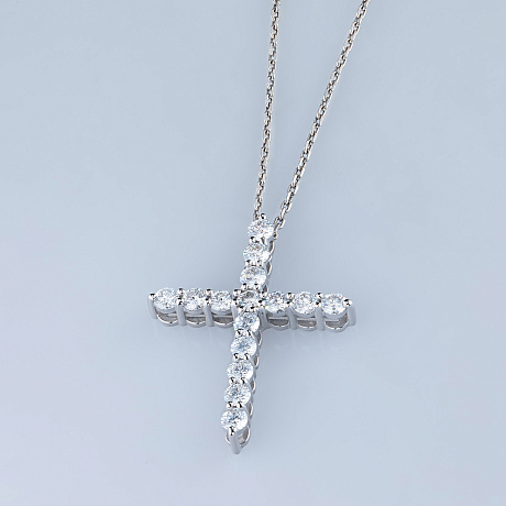 Подвеска из белого золота