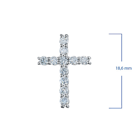 Подвеска из белого золота
