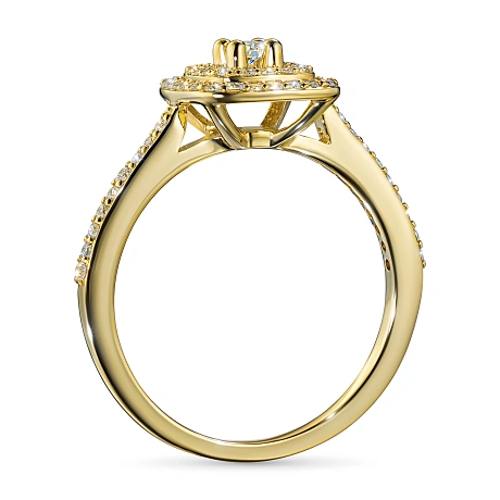 Кольцо из желтого золота