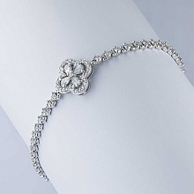 Браслет из белого золота c бриллиантами