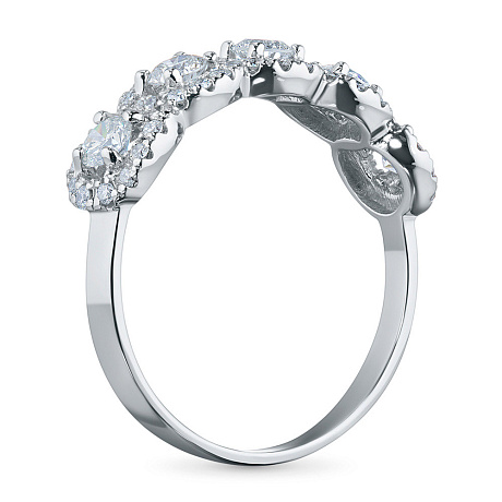 Кольцо из белого золота