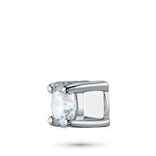 Подвеска из белого золота с бриллиантом