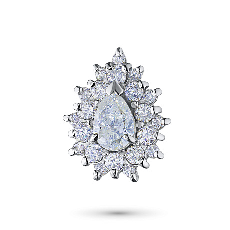 Подвеска из белого золота