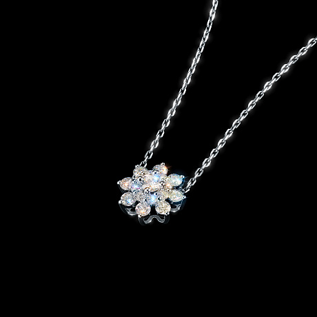 Подвеска из белого золота