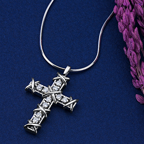 Подвеска из белого золота