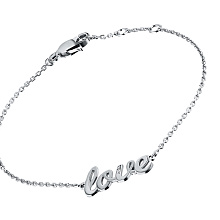 Браслет из серебра с бриллиантом