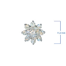 Подвеска из белого золота c бриллиантами
