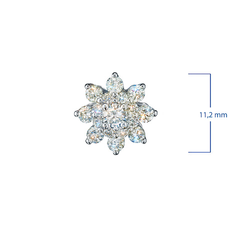 Подвеска из белого золота