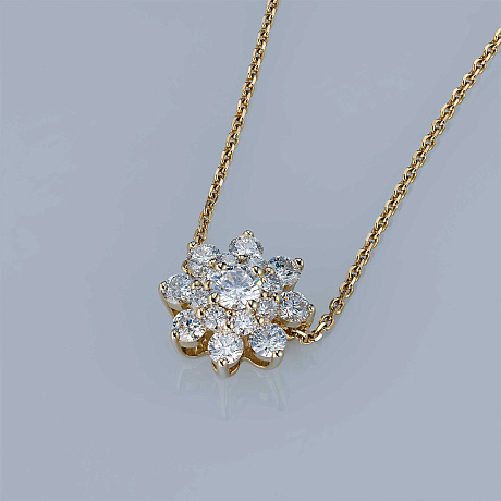 Подвеска из желтого золота