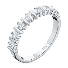 Кольцо из белого золота c бриллиантами