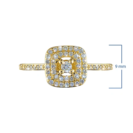 Кольцо из желтого золота