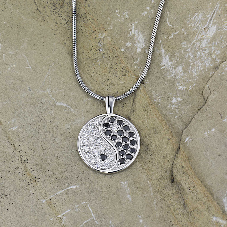 Подвеска из белого золота