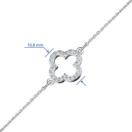 Браслет из белого золота