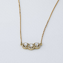 Колье из желтого золота c бриллиантами