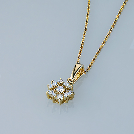 Подвеска из желтого золота