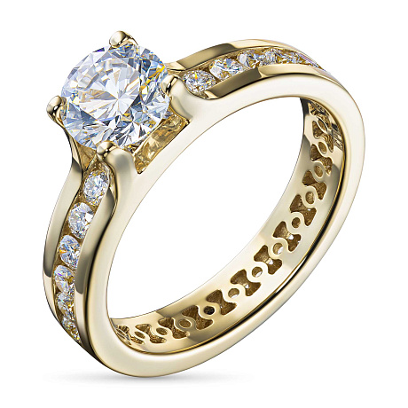 Кольцо из желтого золота