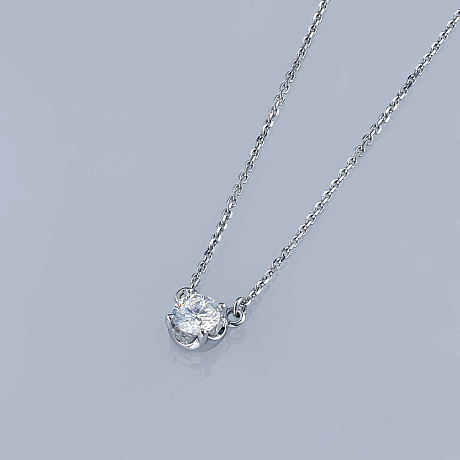 Колье из белого золота