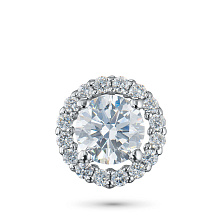 Подвеска из белого золота c бриллиантами