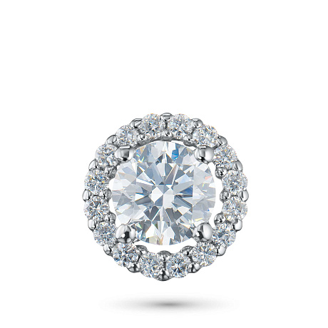 Подвеска из белого золота