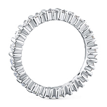 Кольцо из белого золота c бриллиантами