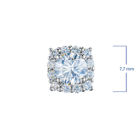 Подвеска из белого золота