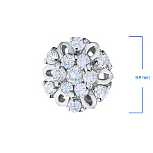 Подвеска из белого золота c бриллиантами