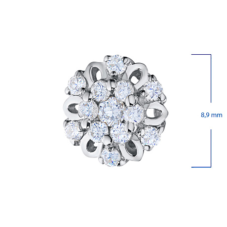 Подвеска из белого золота