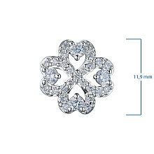 Подвеска из белого золота c бриллиантами