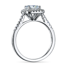 Кольцо из белого золота c бриллиантами