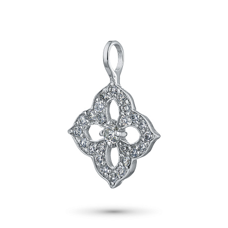 Подвеска из белого золота