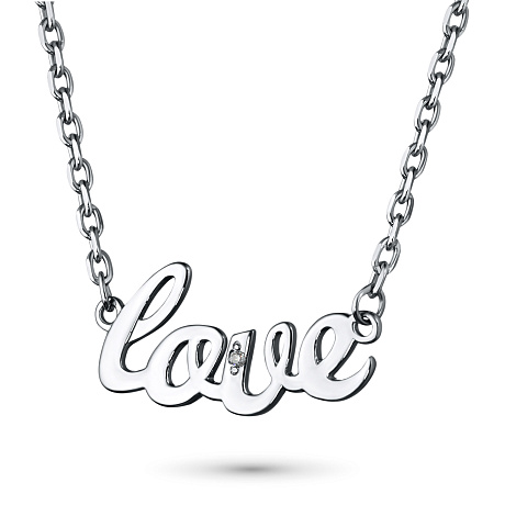 Колье из серебра
