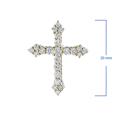 Подвеска из желтого золота