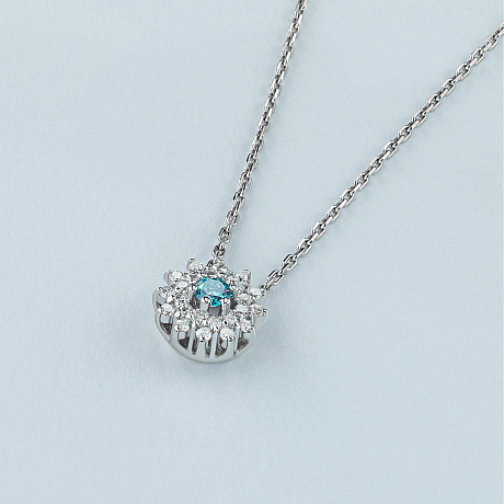 Подвеска из белого золота