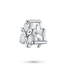 Подвеска из комбинированного золота с бриллиантами