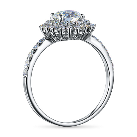 Кольцо из белого золота