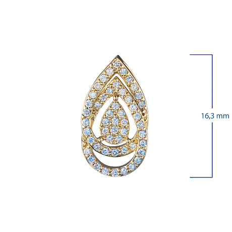 Подвеска из желтого золота