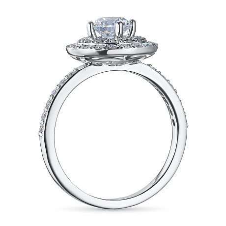 Кольцо из белого золота