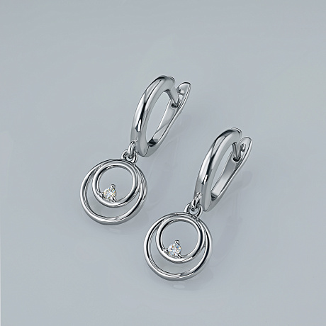 Серьги из серебра