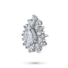 Подвеска из белого золота c бриллиантами