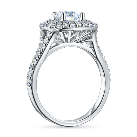 Кольцо из белого золота