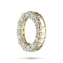 Подвеска из желтого золота c бриллиантами