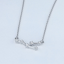 Колье из белого золота c бриллиантами