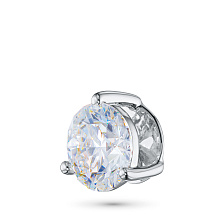 Классическая подвеска из белого золота с бриллиантом