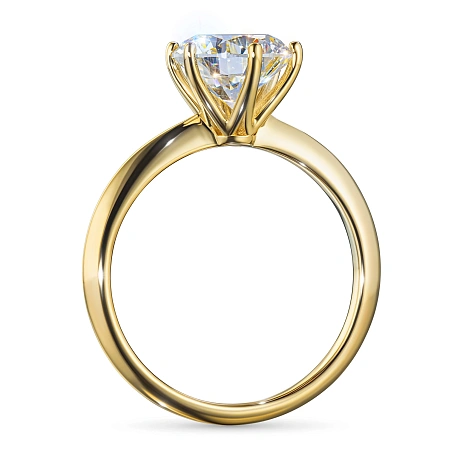 Кольцо из желтого золота