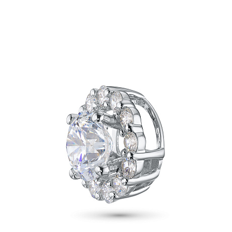 Классическая подвеска из белого золота