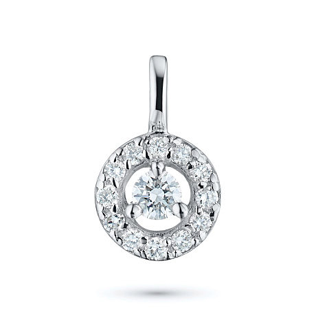 Подвеска из белого золота