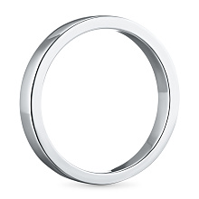 Обручальное кольцо из комбинированного золота с бриллиантом