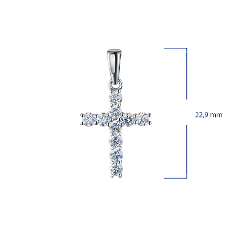 Подвеска из белого золота