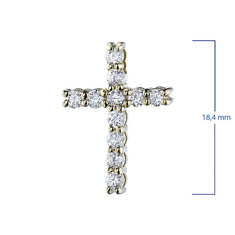 Подвеска из желтого золота