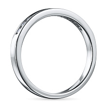 Кольцо из серебра c бриллиантами